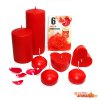 Knl: Gyertya - Piros Valentin napi gyertyacsomag