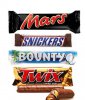 Knl: Mars, Snickers, Twix
