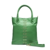 Kínál: Prémium kézműves bőr táskák Victoria AZALEA zöld